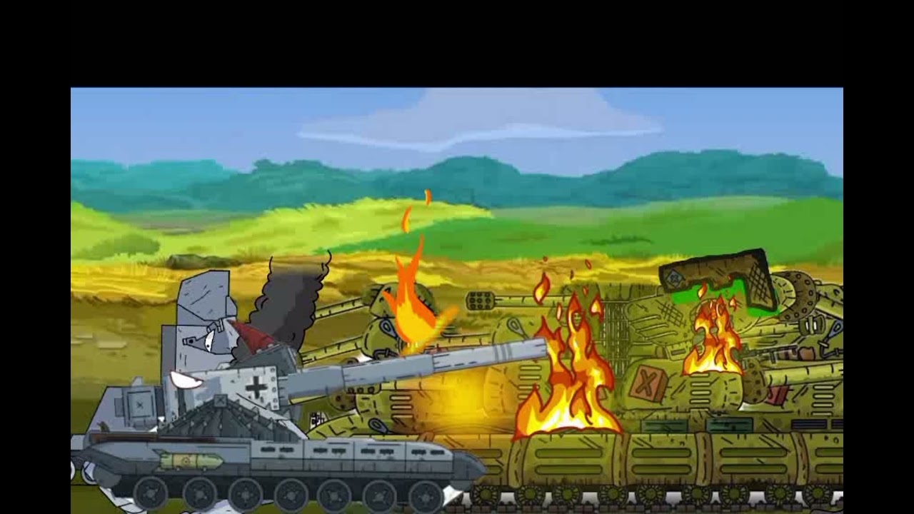 Создание КВ44 у Немцов появилось орудие которое может уничтожить базу советов! (Мультики про танки)