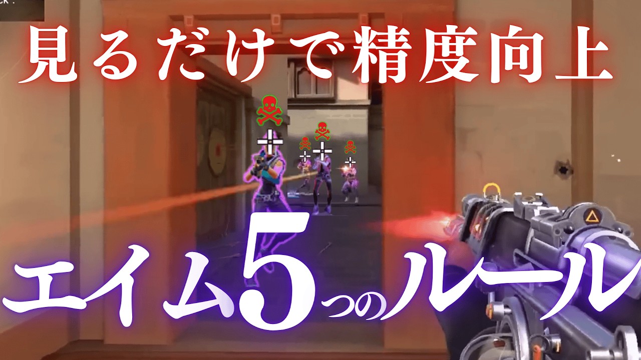 見るだけで精度向上する「エイム5つのルール」