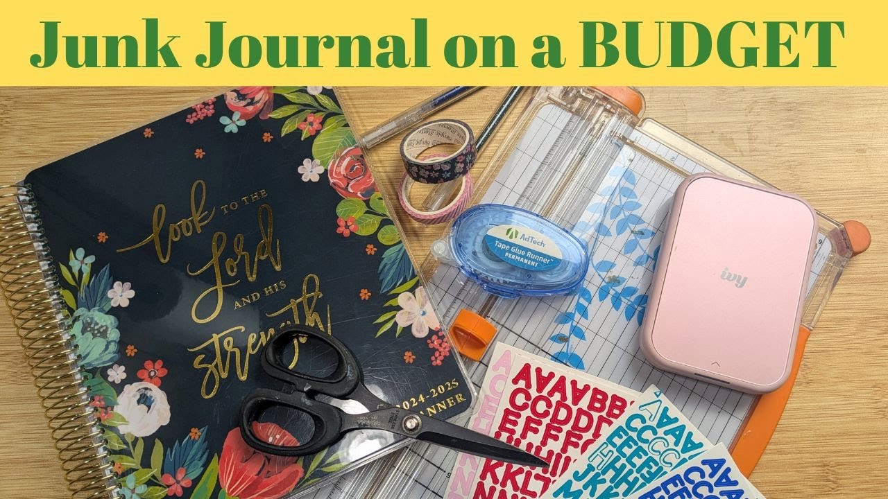💲📖BUDGET Junk Journaling / Memory Keeping TIPS & TRICKS | Junk Journal with Me📖💲