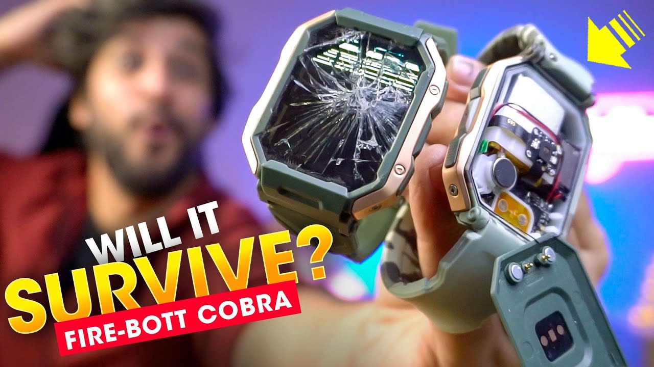 Budget *Rugged Smartwatches Ka SACH* ⚡️ WILL IT SURVIVE? Ft. Fire-Boltt COBRA