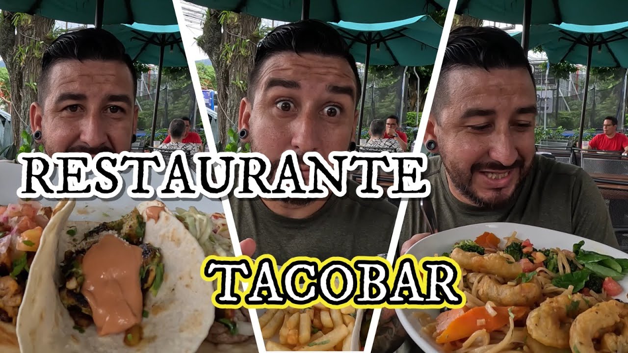 La MEJOR OPCION PARA COMER?? Tacobar un concepto de PLAYA en la ciudad