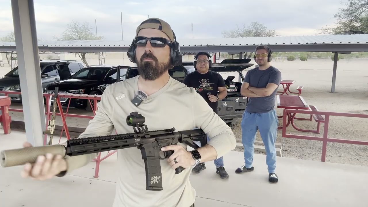 НОВАЯ винтовка CAT CACM556 с глушителем против BCM 11.5 и Ridgeback Rhino S &mdash; звуковой тест!