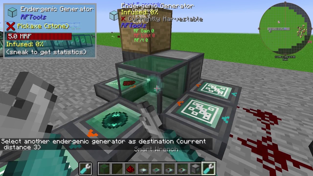 Understanding RFTools Endergenic Generators