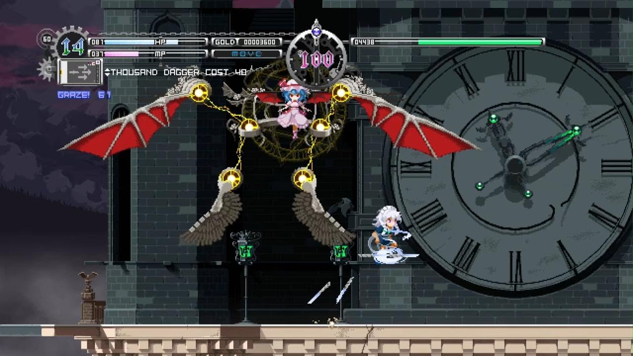 Touhou Luna Nights Boss Fight