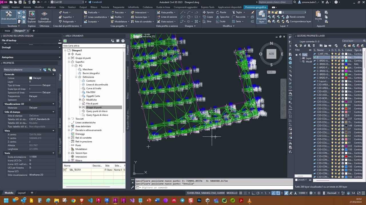 CIVIL 3D  - LEZ 02  - CREAZIONE SUPERFICIE DI STERRO E RIPORTO