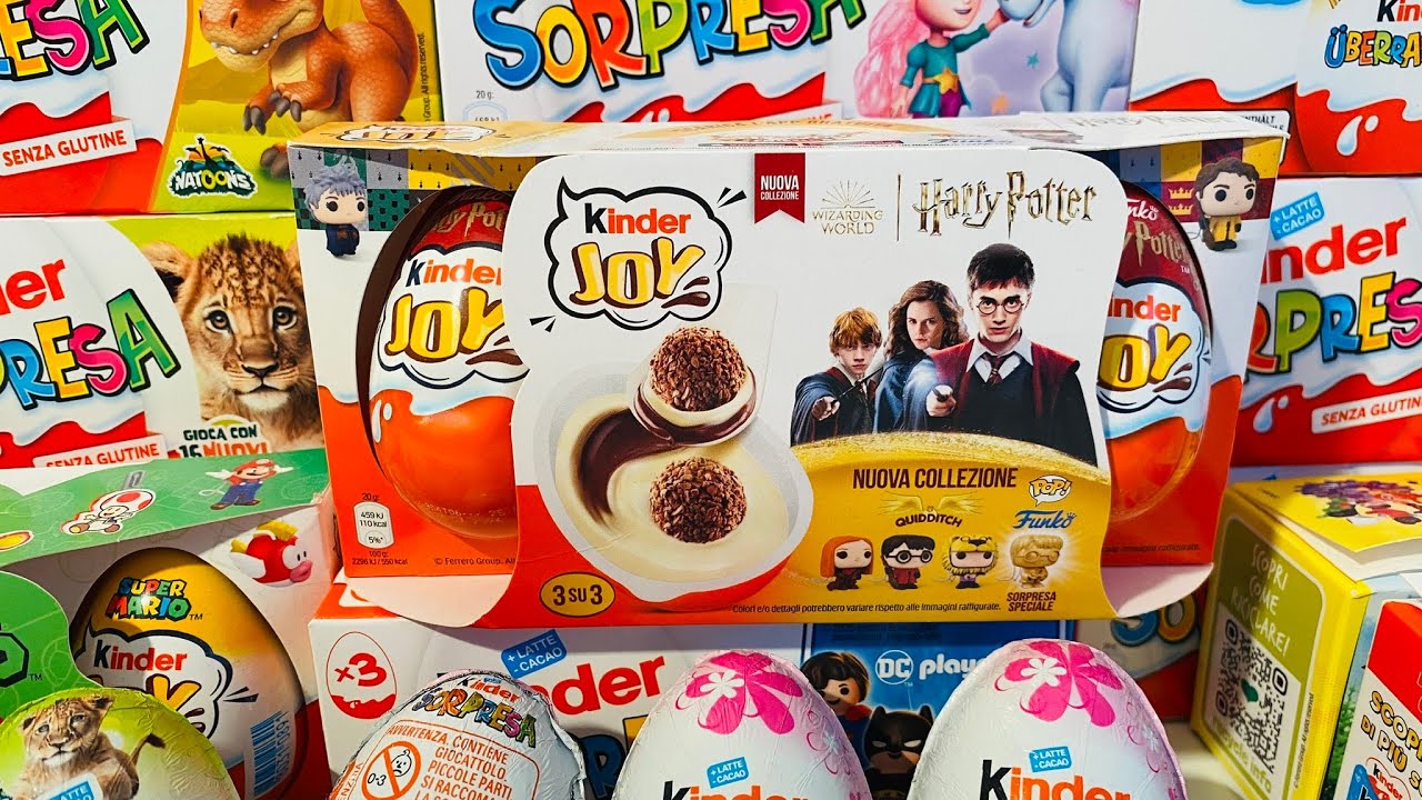 XXL Compilation Harry Potter Kinder Joy ASMR Unboxing 