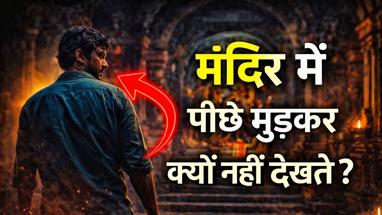 मंदिर में पीछे मुड़कर क्यों नहीं देखते? इसके पीछे छुपा है गहरा सनातन रहस्य#MandirRahasya#MandirFact 