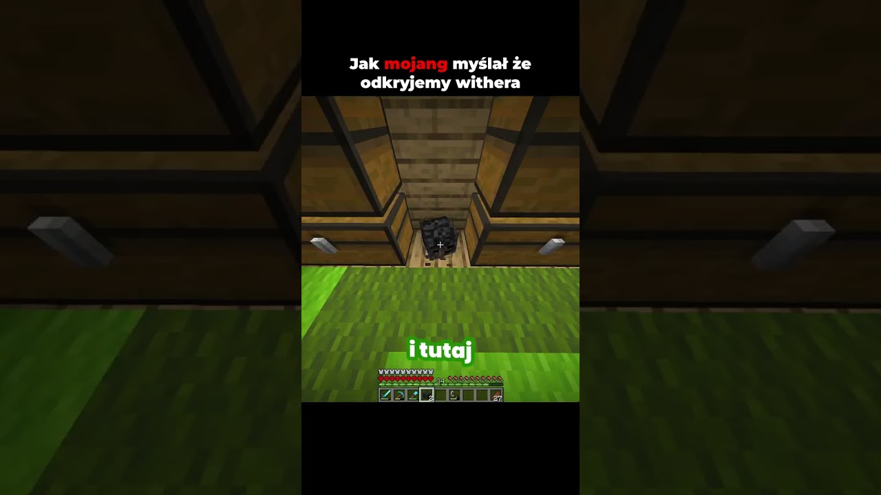 JAK MOJANG MYŚLAŁ ŻE ODKRYJEMY WITHERA🫵🥹