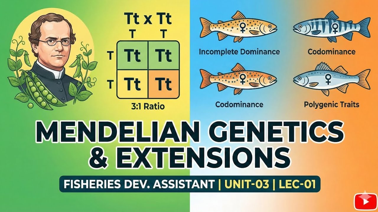 Unit -03 {Lec-01} (Demo Class) Mendelian Genetics and it's Extensions