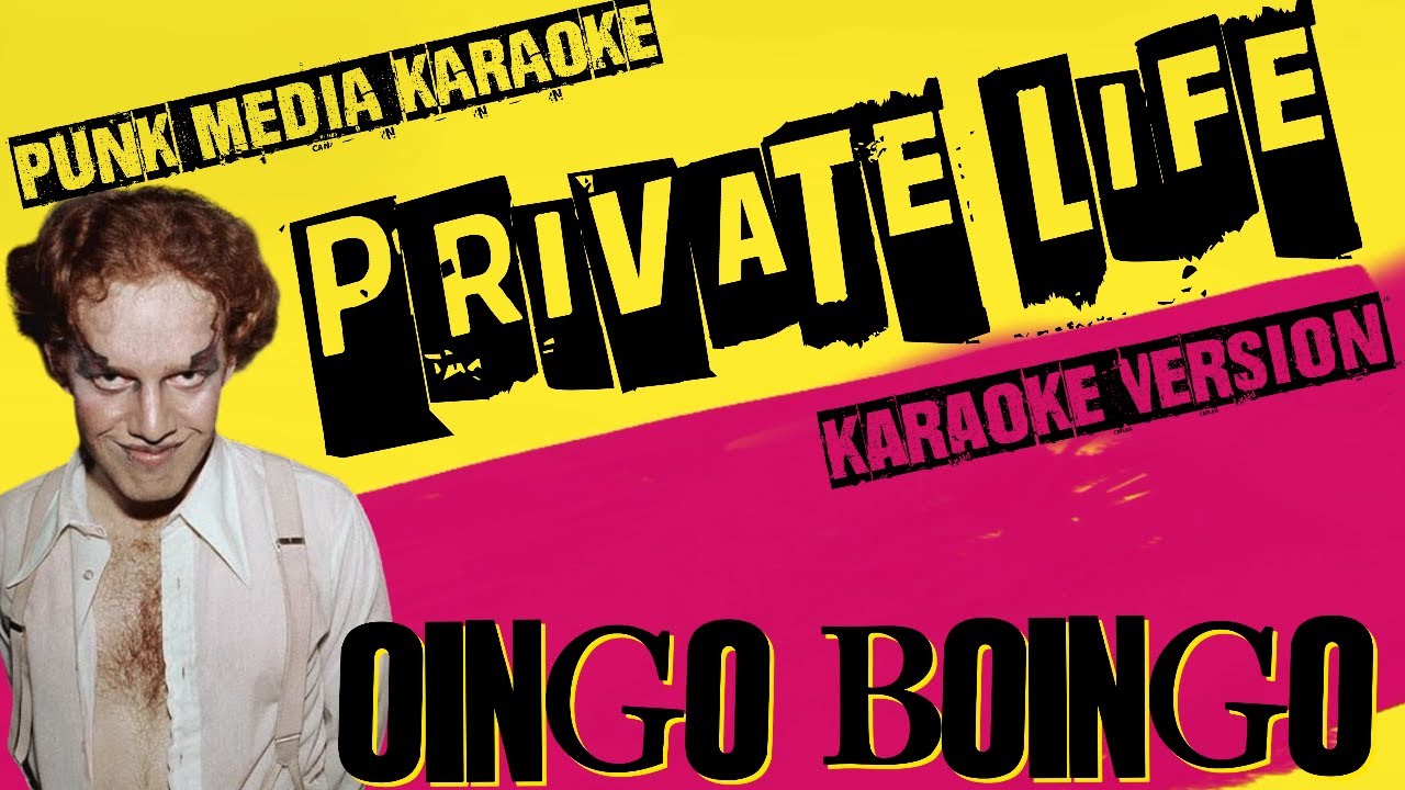 OINGO BOINGO ✴ PRIVATE LIFE ✴ KARAOKE INSTRUMENTAL ✴ PMK