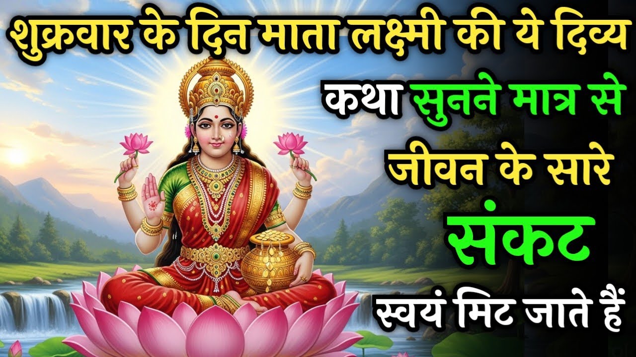 शुक्रवार को माता लक्ष्मी की ये कथा सुनने मात्र से जीवन के सारे संकट खुद मिट जाते हैं | Shukrvar Vrat