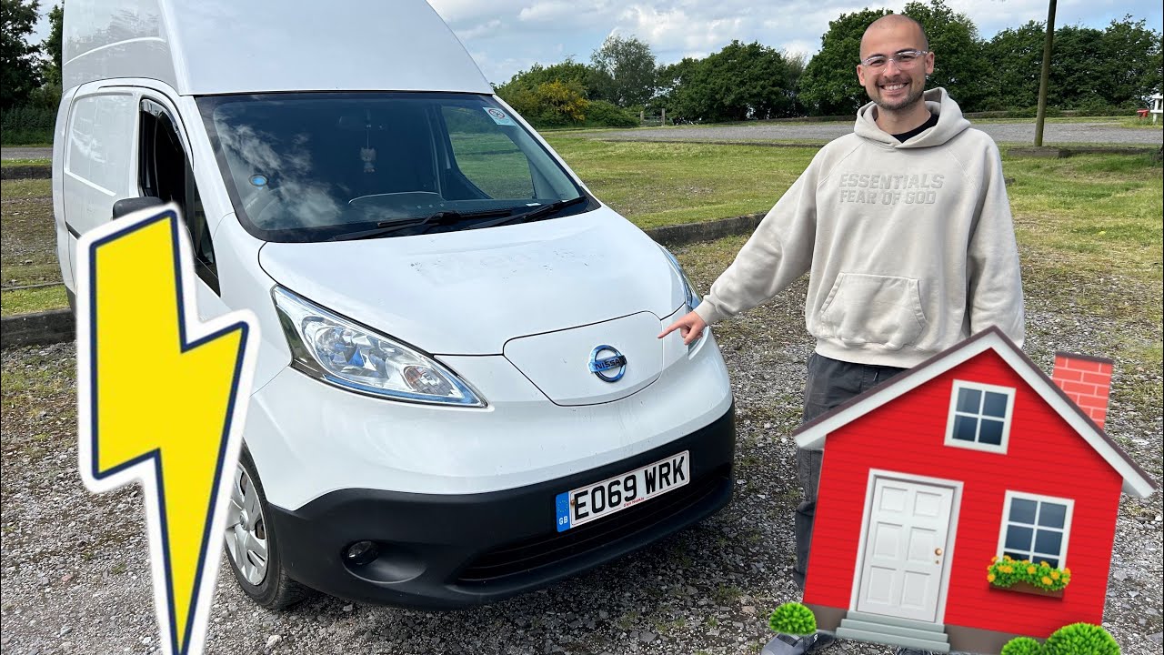 LIVING OUT OF AN ELECTRIC VAN! THE NISSAN E-NV200 REVIEW