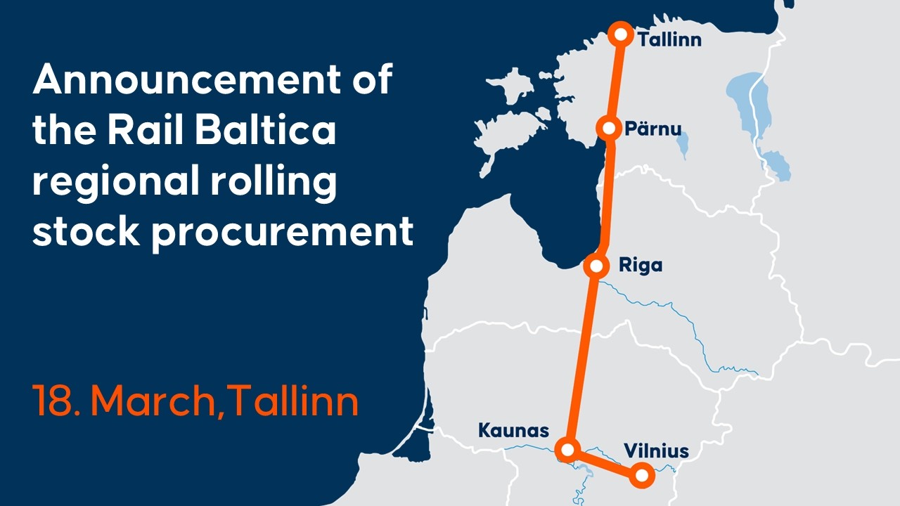 Announcement of the Rail Baltica regional rolling stock procurement