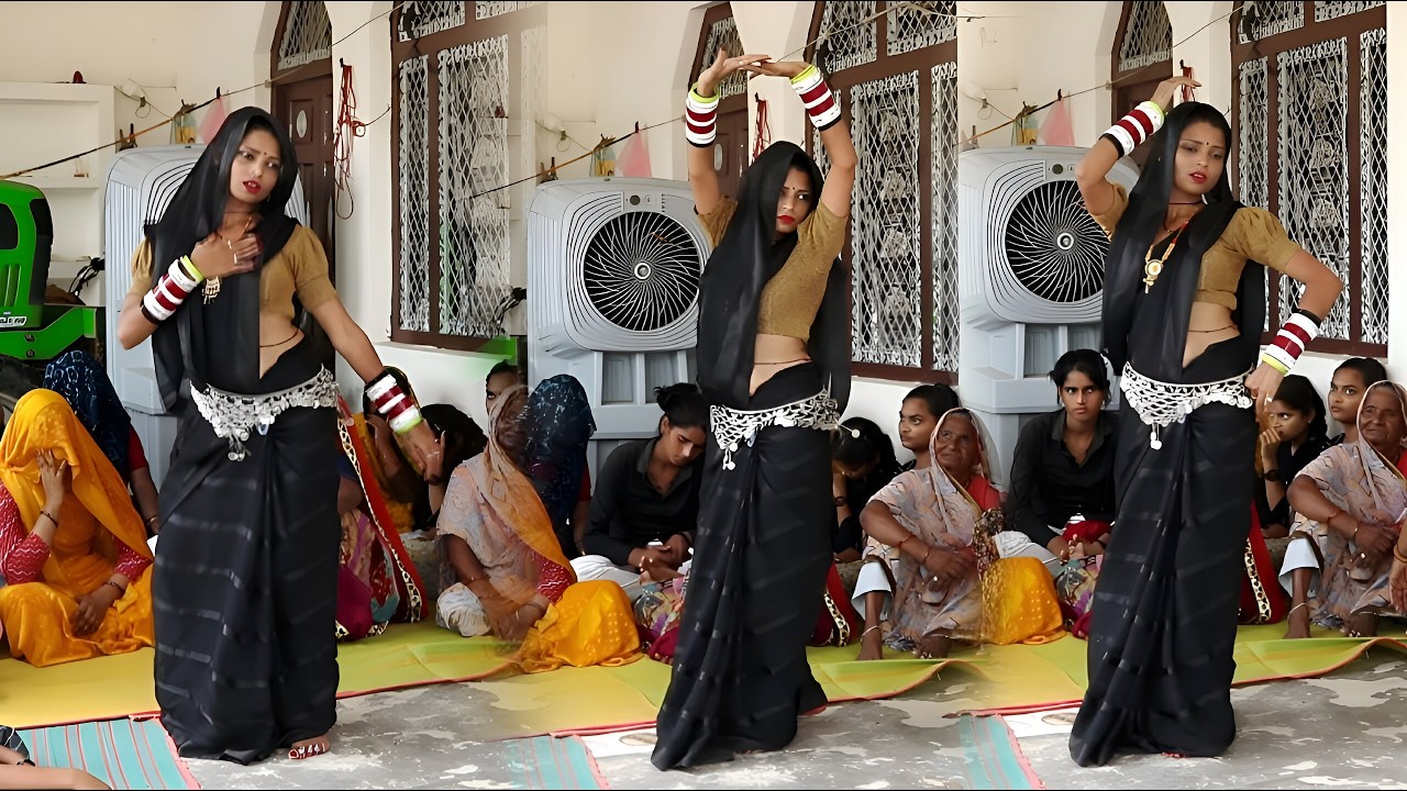 देहाती भक्ति नाच गीत !! मोहन मोहि दिल की लगी बीमारी !! काली_साड़ी_में_भाभी_ने_बिखेरा_जलवा