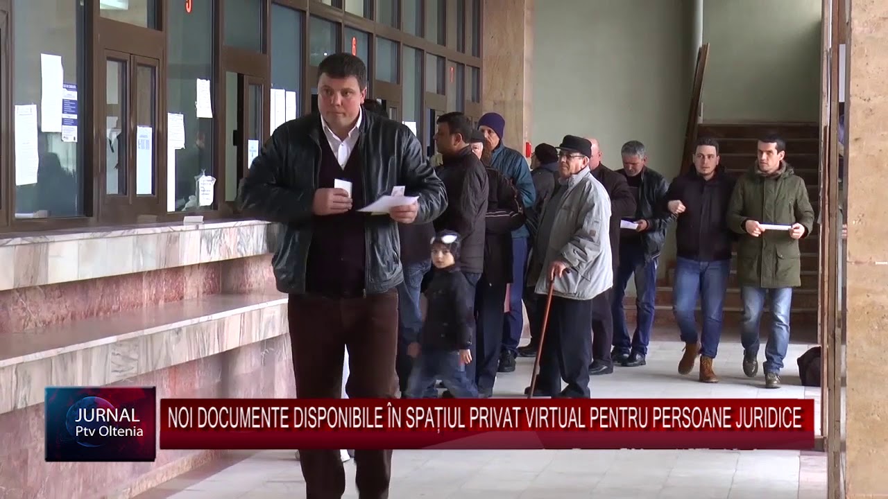 NOI DOCUMENTE DISPONIBILE &Icirc;N SPAȚIUL PRIVAT VIRTUAL PENTRU PERSOANE JURIDICE