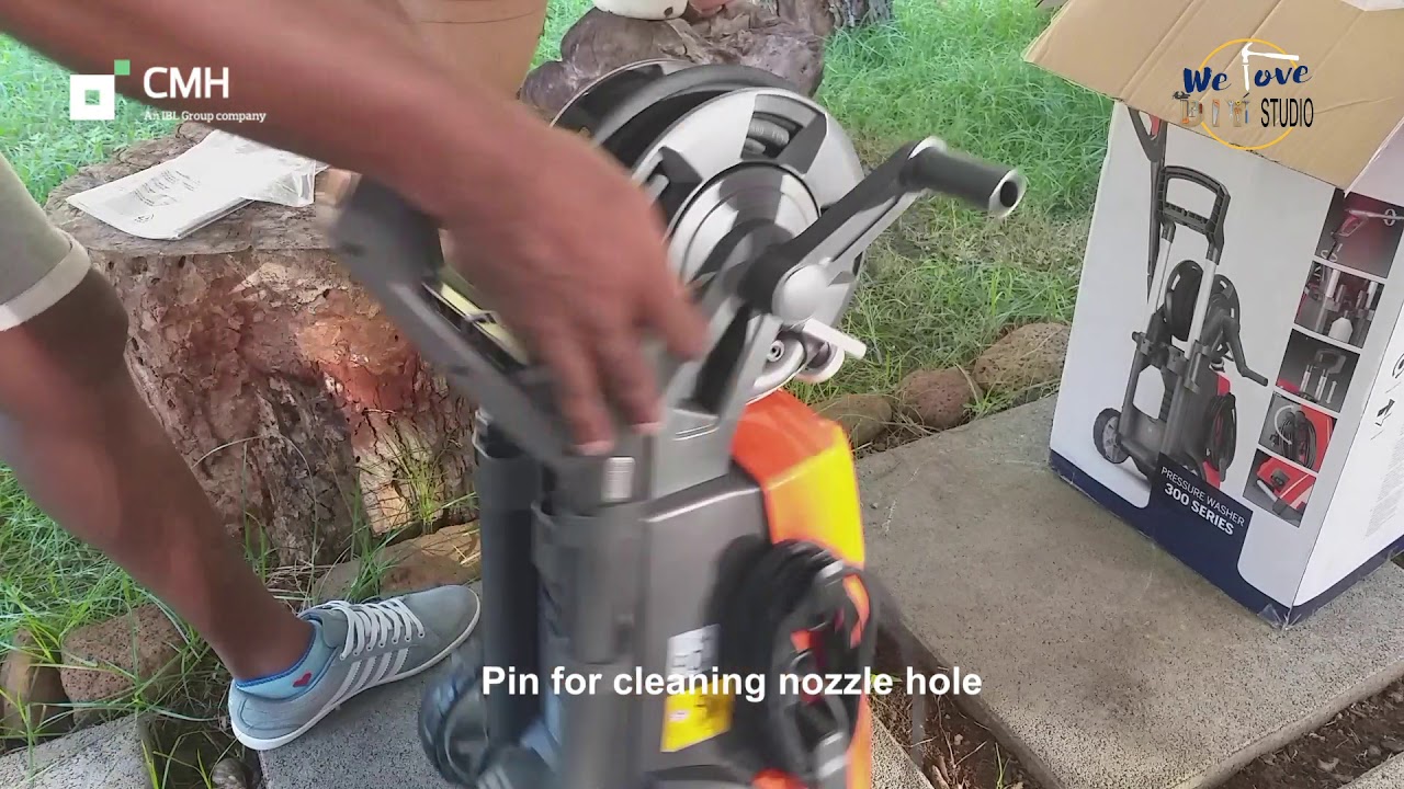 Husqvarna Pressure Washer PW 360 - Unboxing, Mounting & Testing