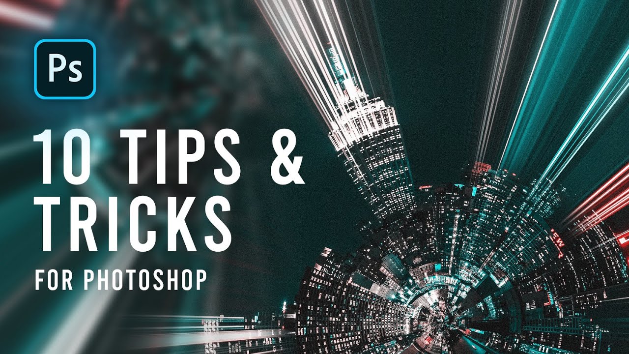 10 Photoshop Tips and Tricks | Hidden Features and Tools | Tutorial