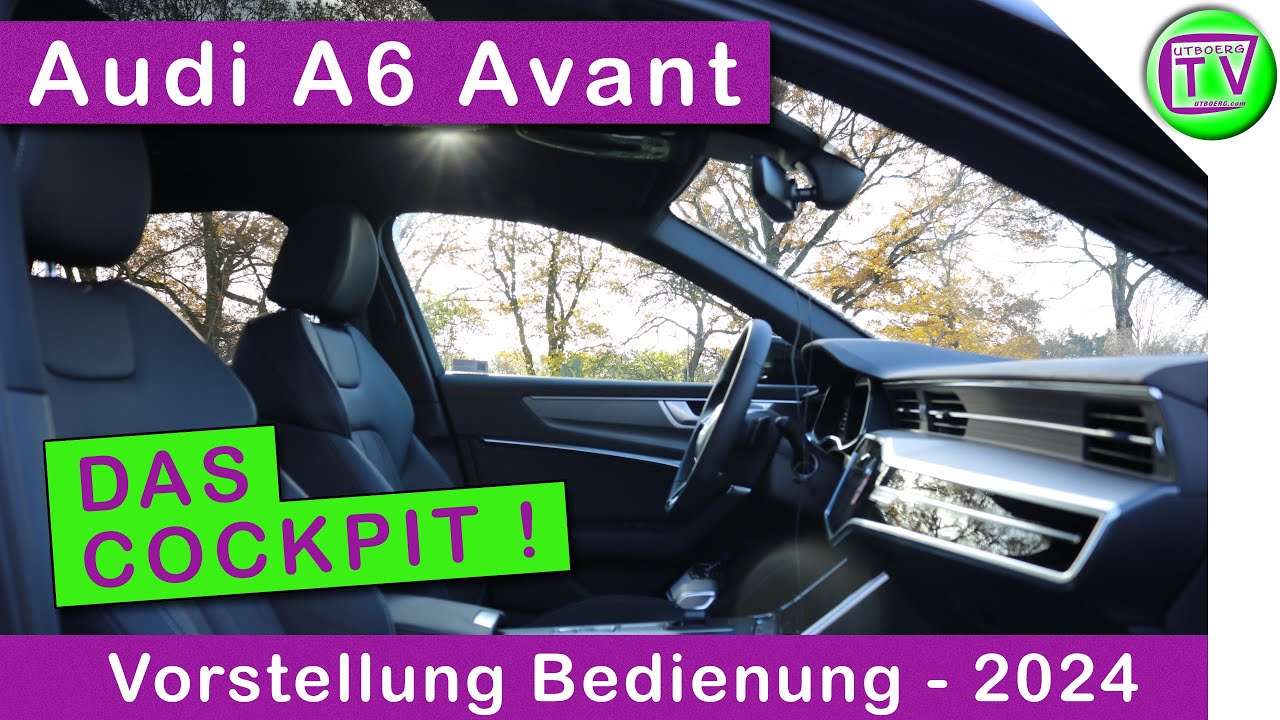 Cockpit Audi A6 Einführung & Bedienung 2024