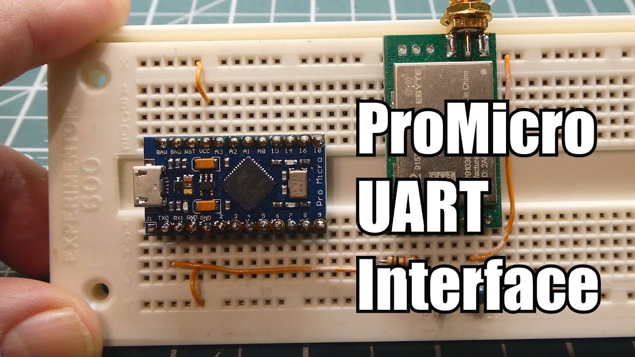 Simple ProMicro UART Interface / FlashForth / LoRa