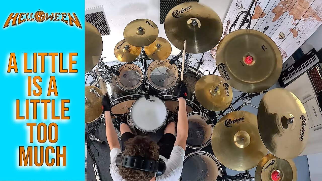 HELLOWEEN | A LITTLE IS A LITTLE TOO MUCH | DRUM COVER | BOSPHORUS CYMBALS