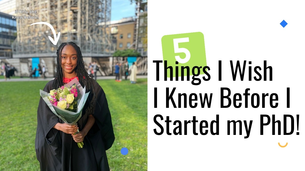5 Things PhD Students Wish They Knew Earlier