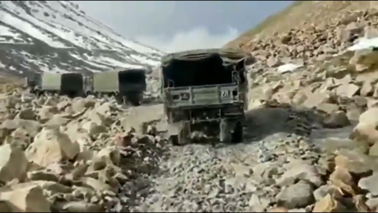 Indian Army Supply Convoy at LAC