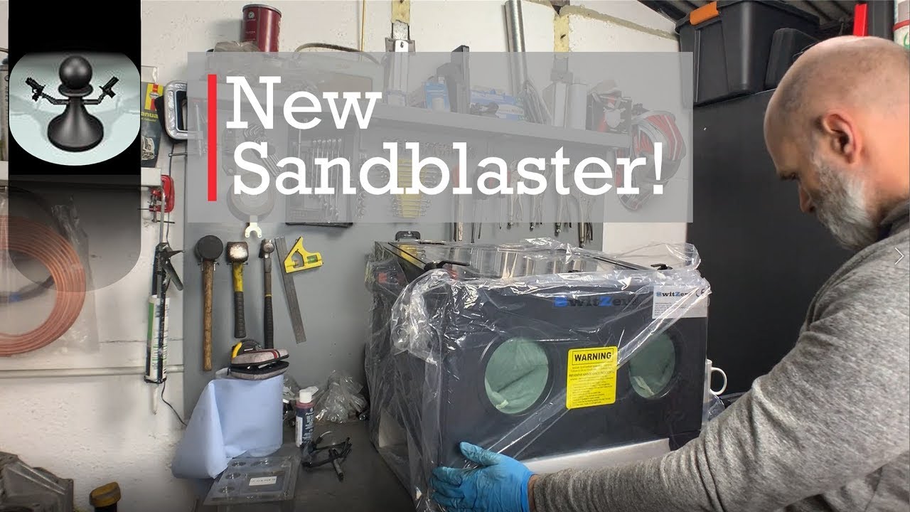 SwitZer Sandblaster Cabinet Unboxing and Use, Review