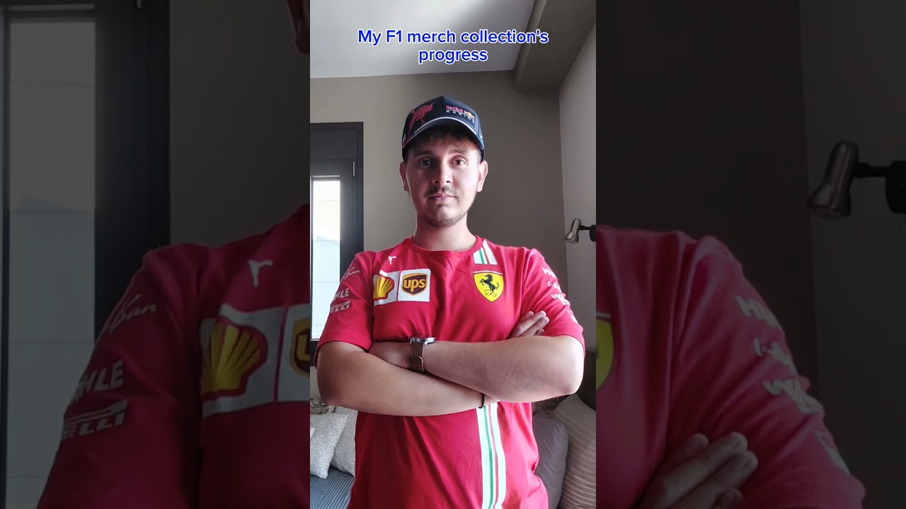 F1 merch collection's progress
