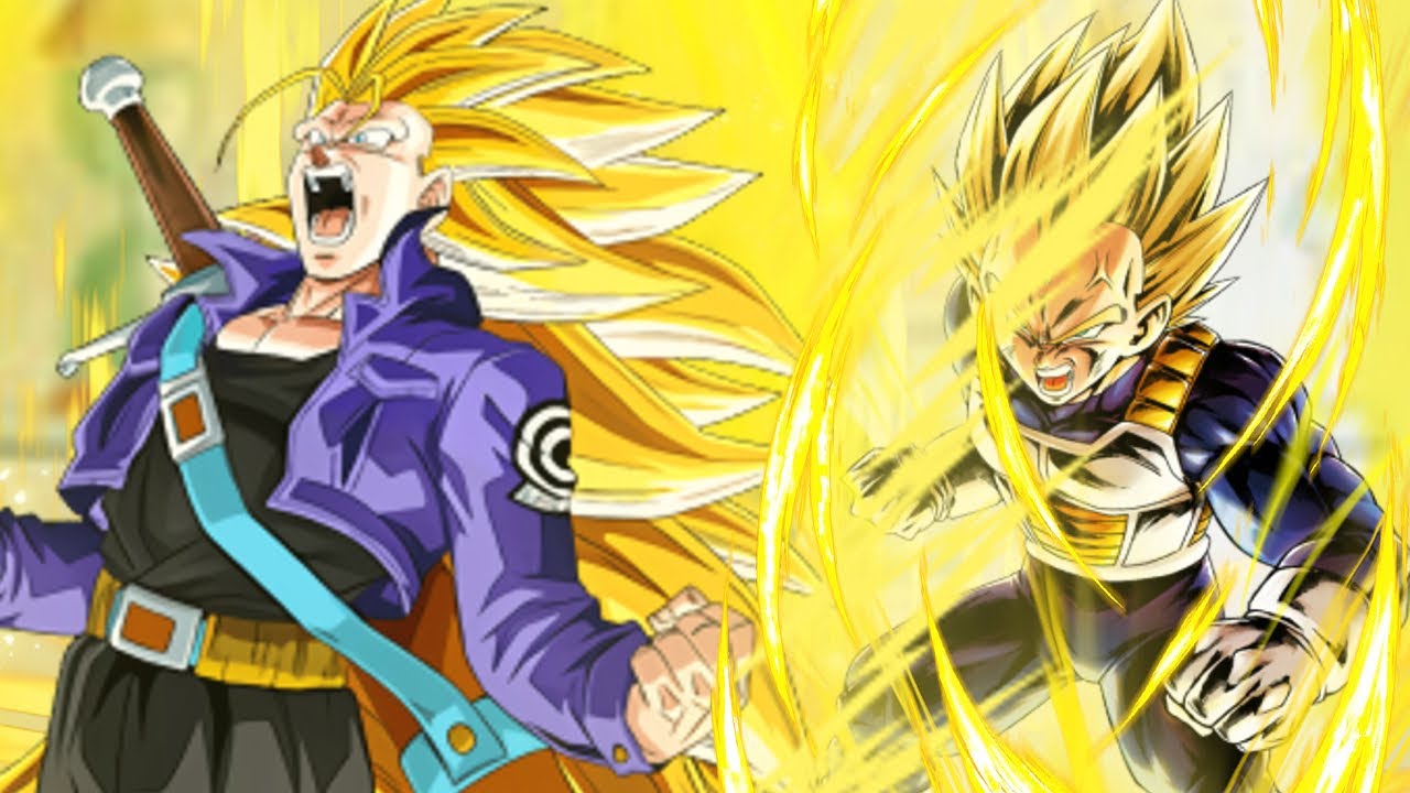 what if vegeta and trunks were trapped in the time chamber part 1 (ssj2 vegeta and trunks vs cell)