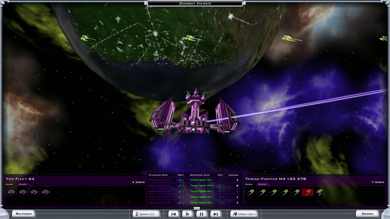 Galactic Civilization II Yor Collective versus Torian Confed. Fleet Battle and Planetary Invasion
