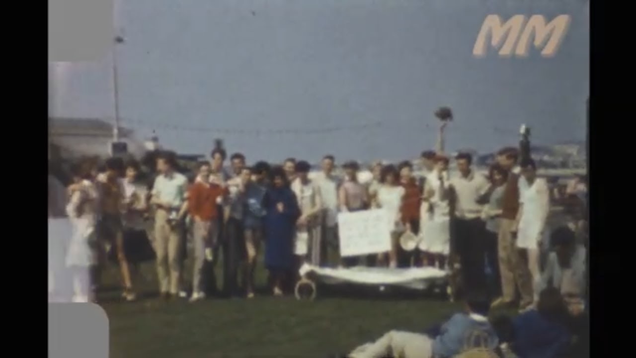 Weston Super Mare 1960's old cine film 469