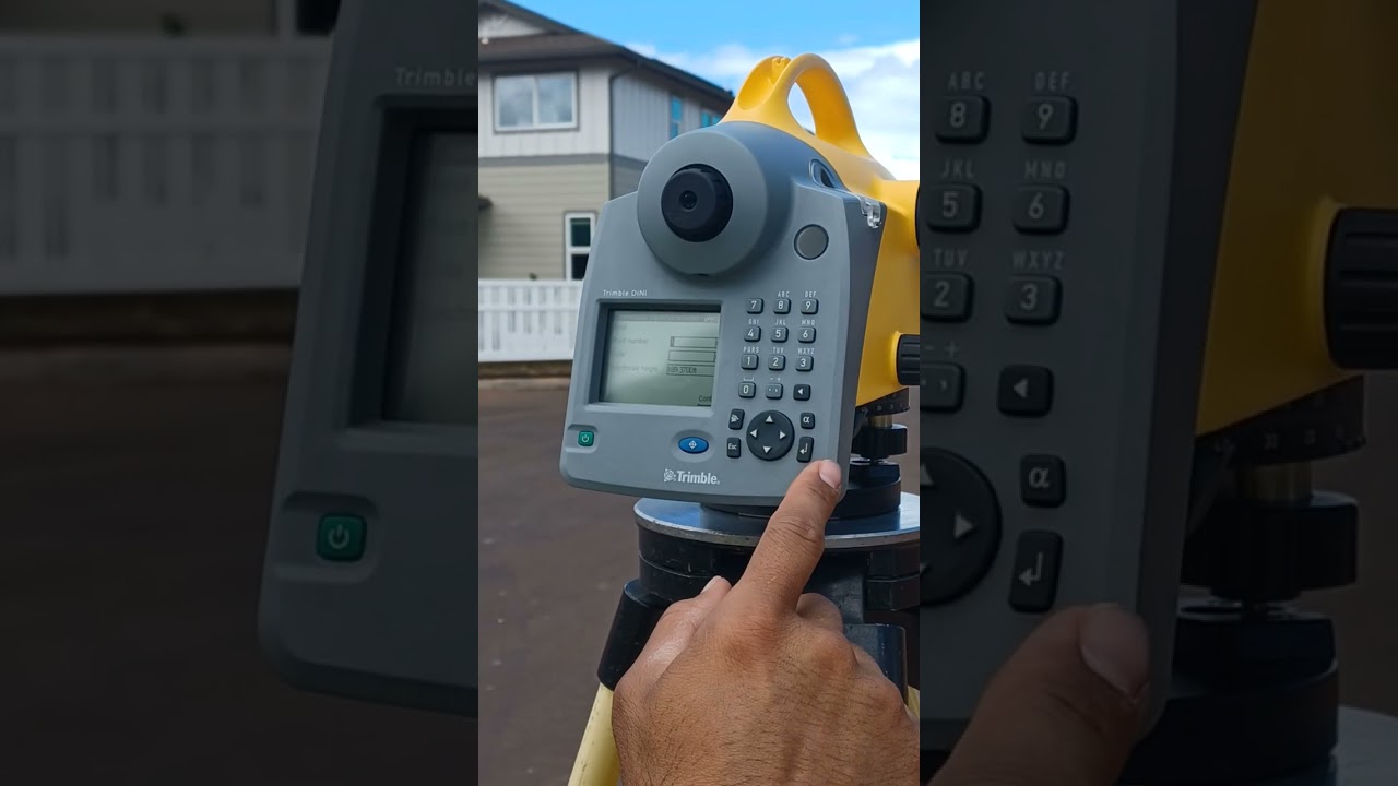 Intermediate Sights on a DINI Digital Level by Mike