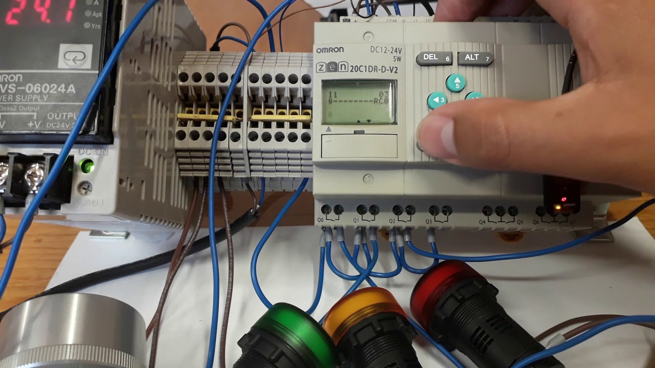 Programacion contador PLC Omron ZEN.