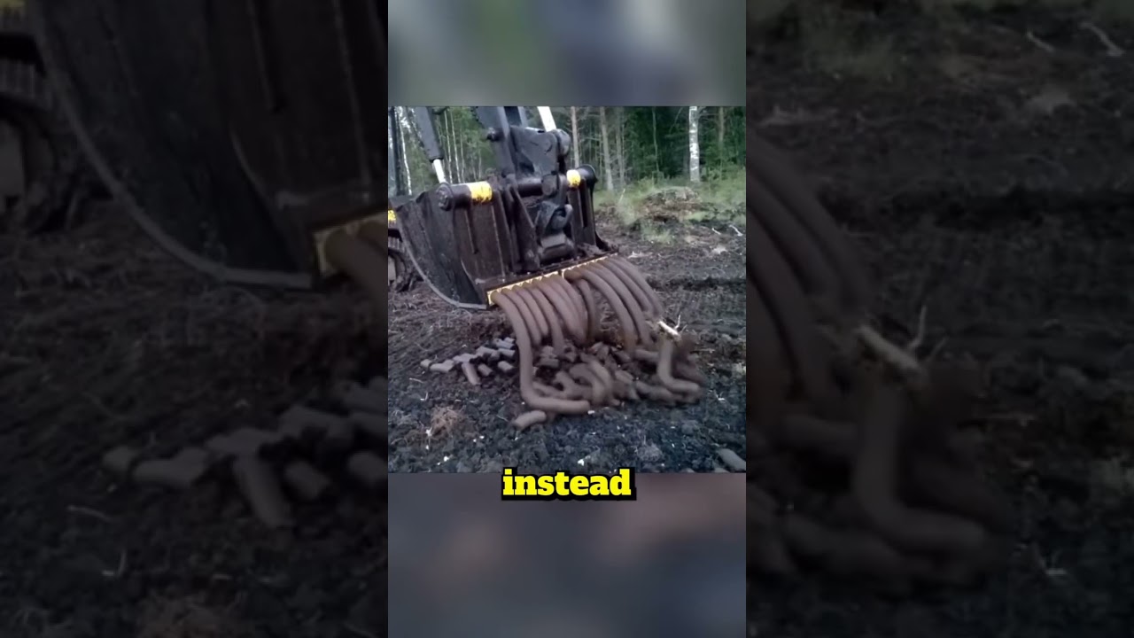 This Machine Digs Fuel from the Ground! 🔥 (Peat Harvesting Explained)