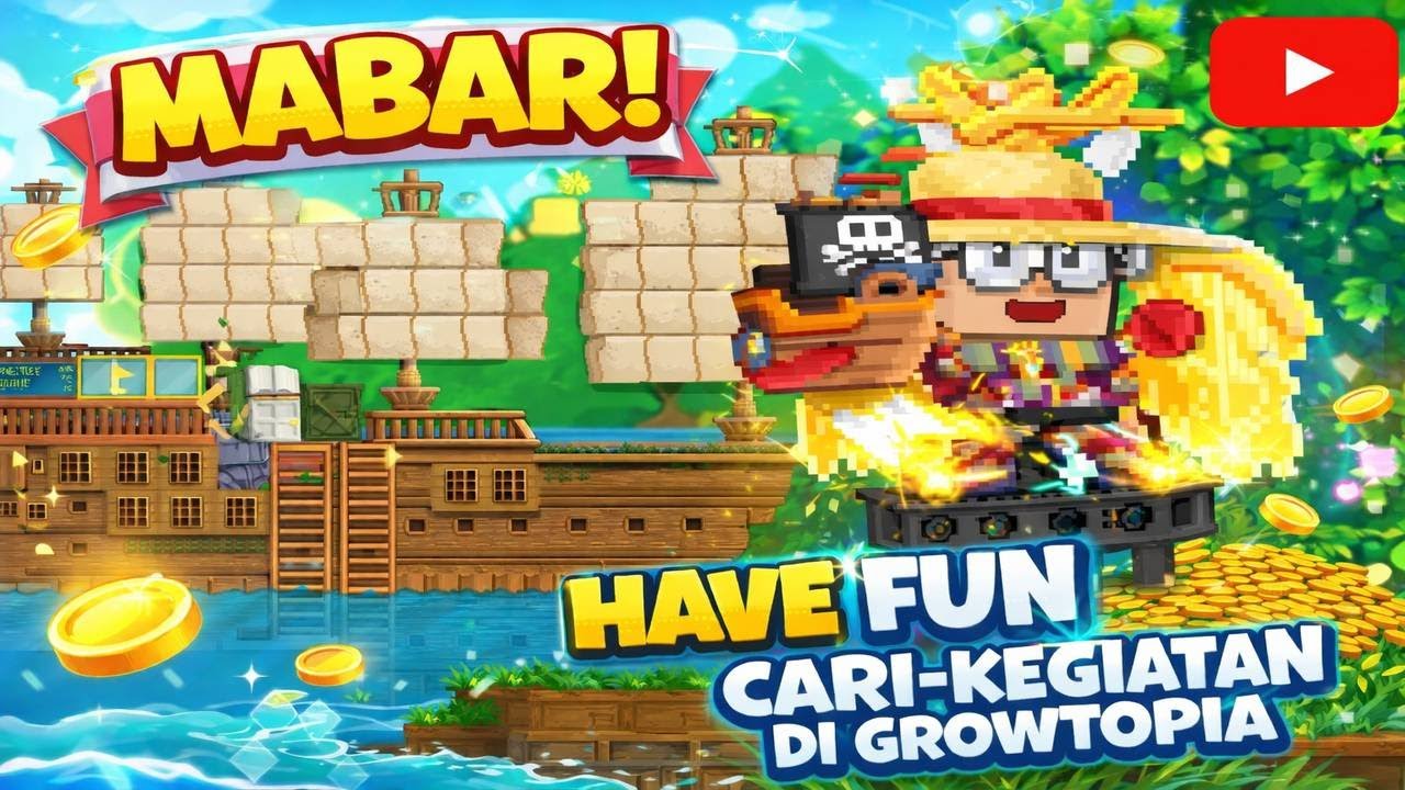 Cari-Cari Kesibukan Di Growtopia Mabar & Fun Game DLL Growtopia Indonesia