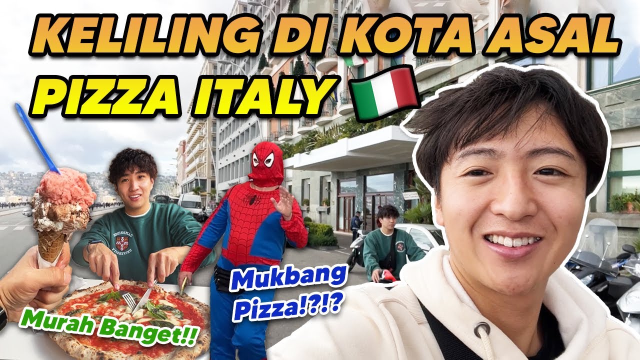 MUKBANG PIZZA🍕VLOG BERDUA SAMA OTSUKA DI NAPOLI🇮🇹