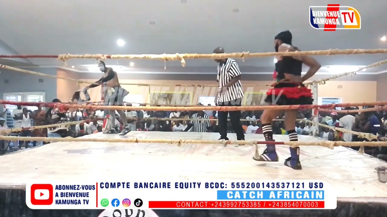 COMBAT FINALE DE CATCH CONGOLAIS AVEC LE CHAMPION DÉMON 7 VS TSHUMA CE DIM FEV. 2026