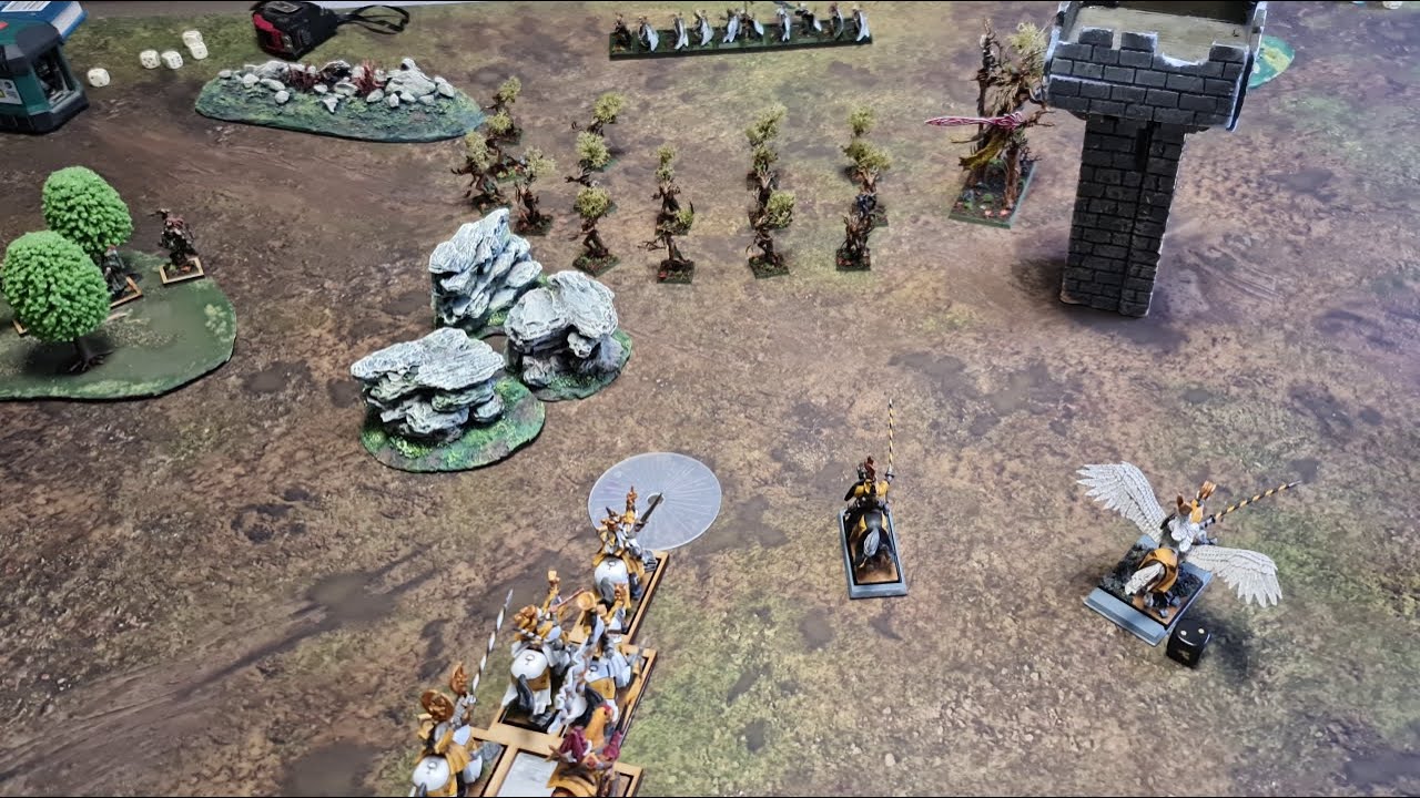 WARHAMMER THE OLD WORLD - Bretonnie VS Elfes Sylvains