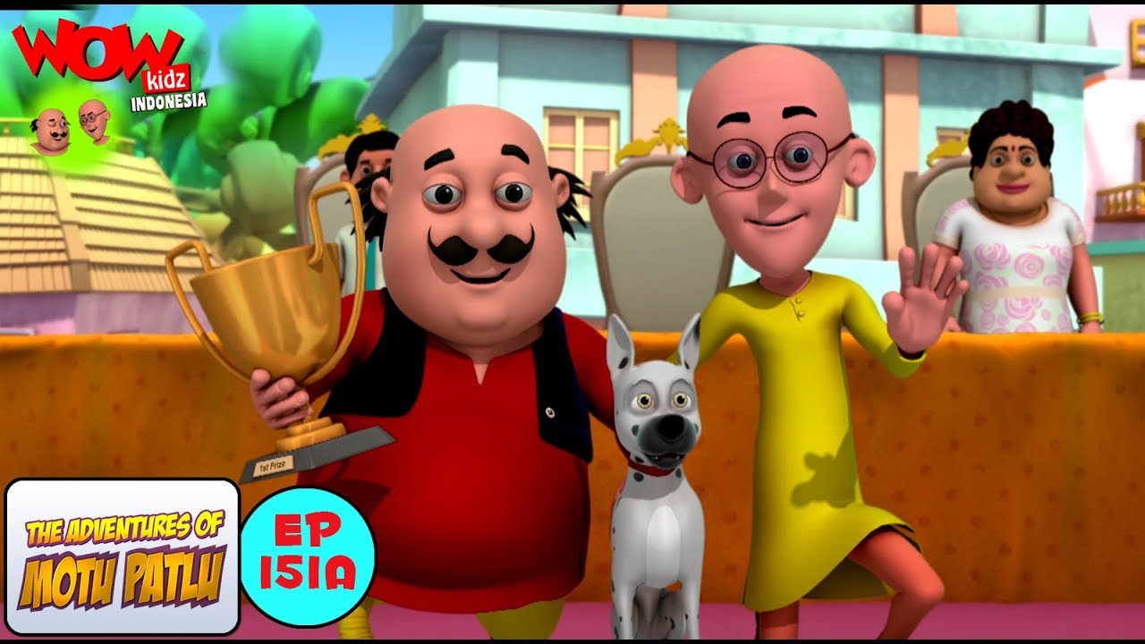 Pertunjukan Anjing - Motu Patlu dalam Bahasa - Animasi 3D Kartun