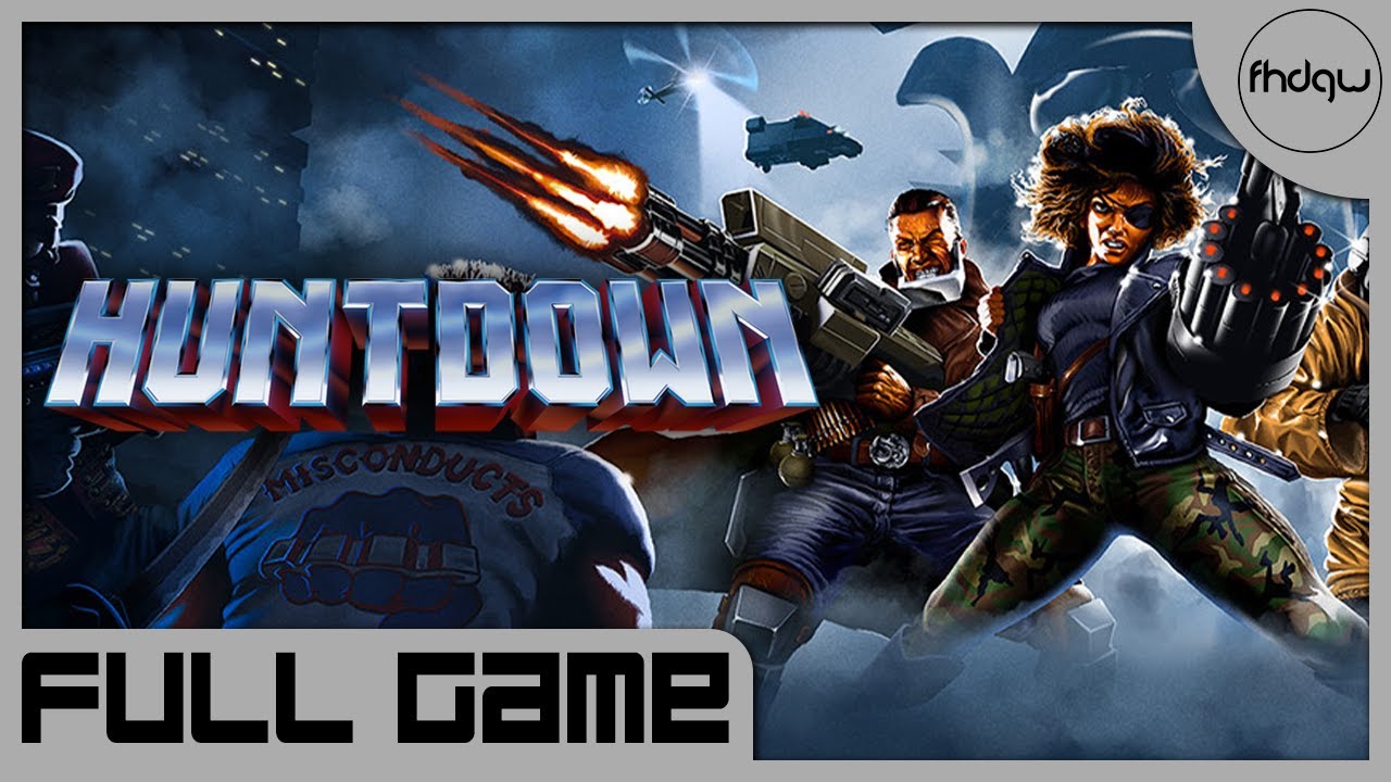 Huntdown [PC] Full Gameplay Walkthrough (No Commentary)