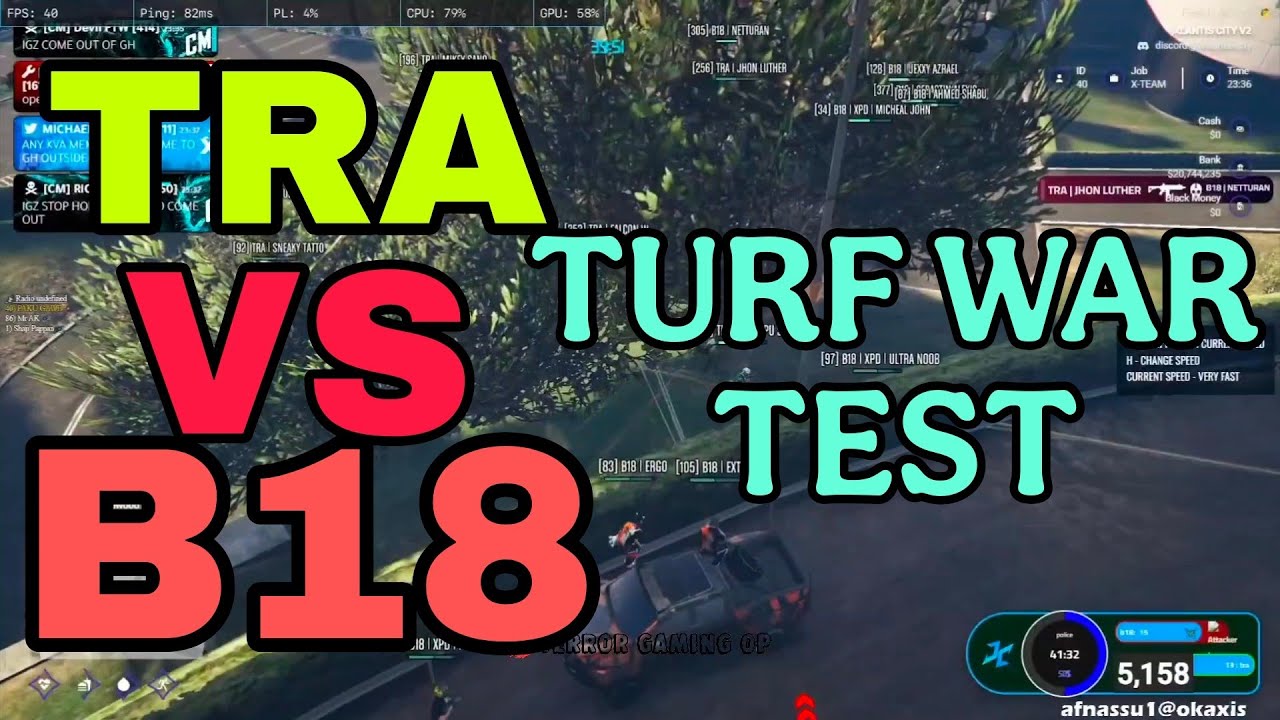 TRA VS B18 TURF DAY 1 TURF TEST
