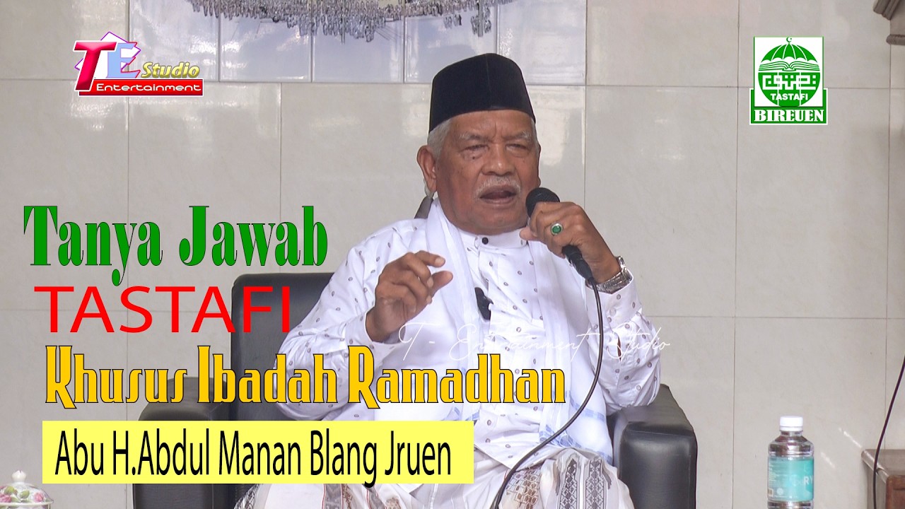 Tanya Jawab Tastafi I Bolehkah Taqlid Niat Puasa 1 Bulan Pada Mazhab Lain I Abu Manan Blang Jruen