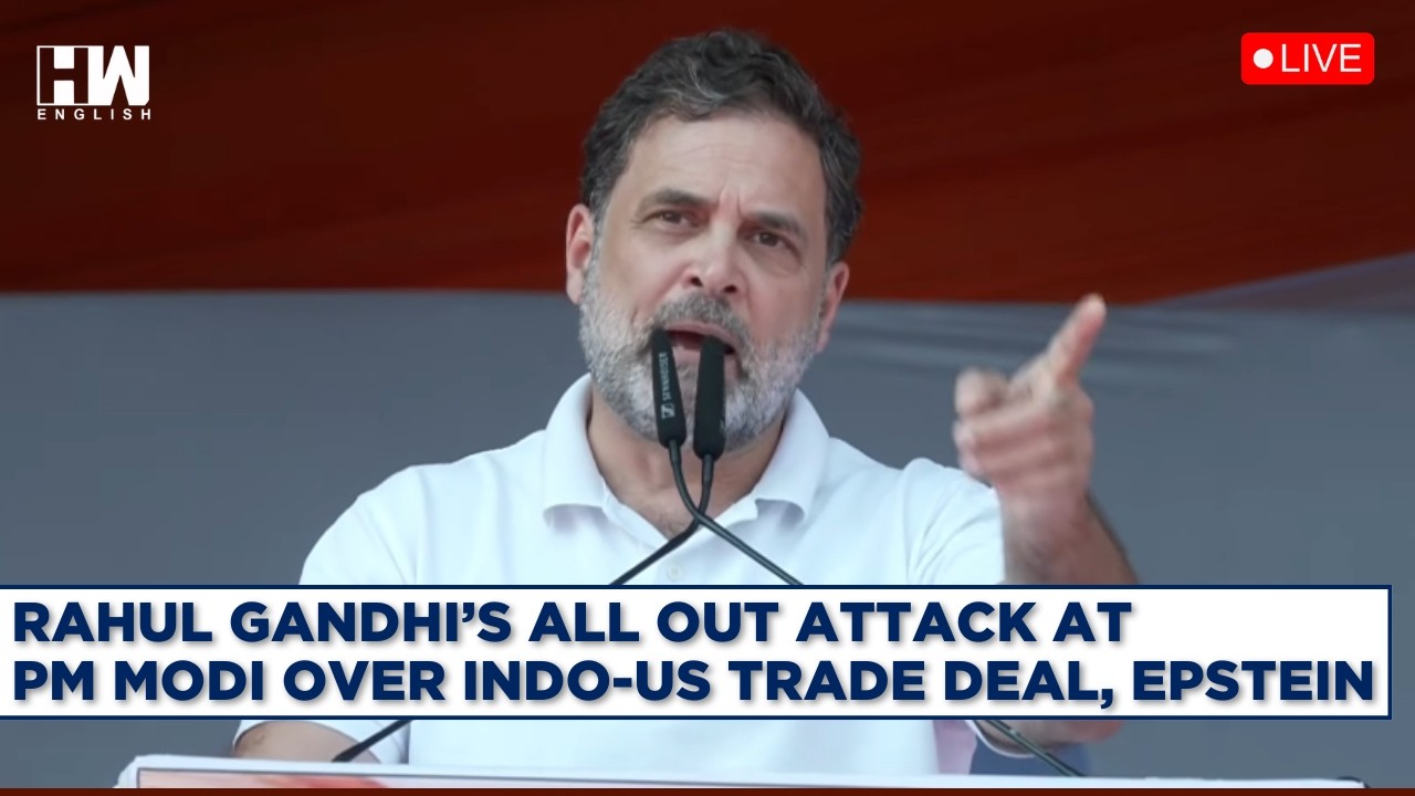 Congress LIVE | Rahul Gandhi's All Out Attack At PM Modi Over India-US Trade Deal | Kharge | BJP