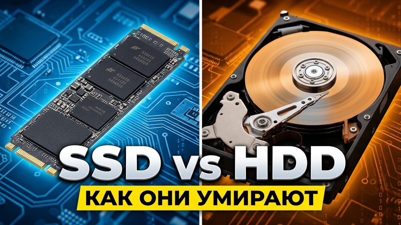 SSD vs HDD: как работают и умирают