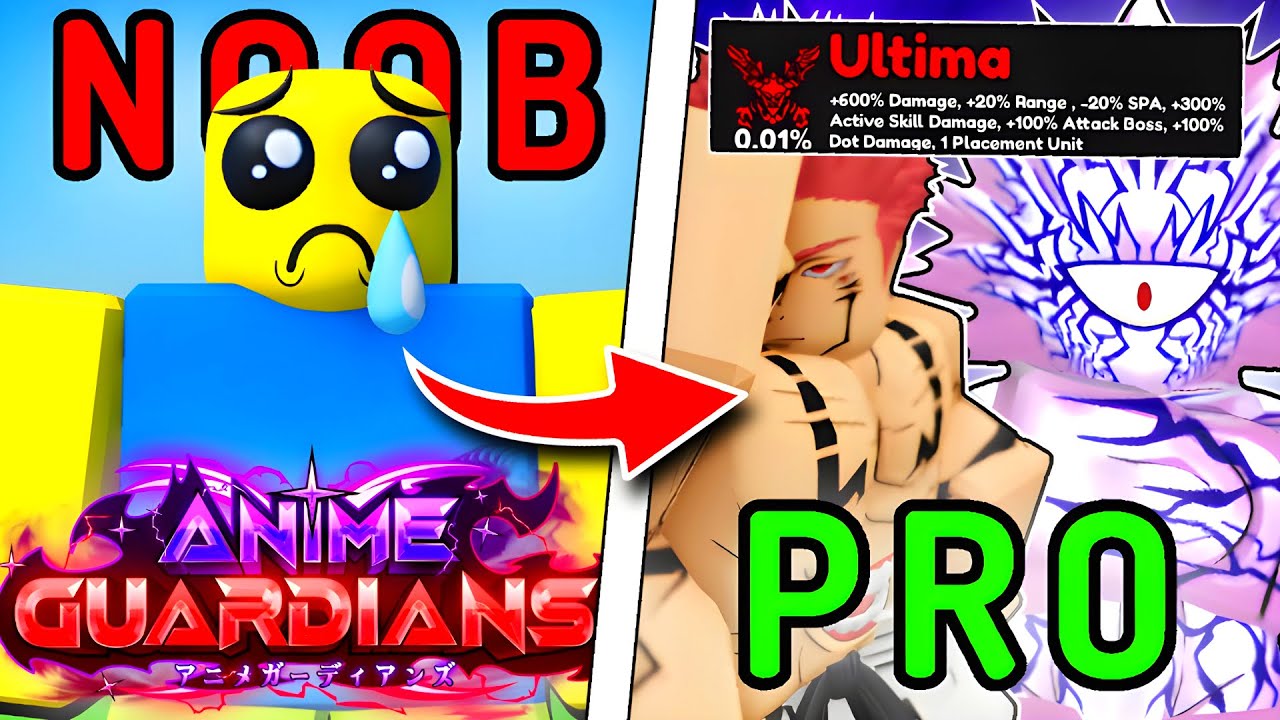 УЛУЧШАЮ КОМАНДУ И СТАНОВЛЮСЬ СИЛЬНЕЕ! - ОТ НУБИКА ДО ПРОФИ [3] Anime Guardians (Roblox)
