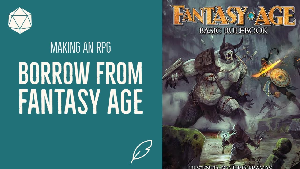 Building an RPG: Borrowing from Fantasy AGE