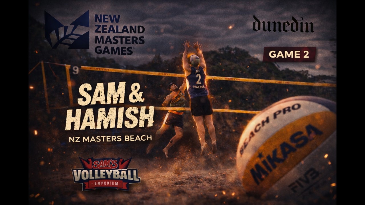 Sam & Hamish vs Cop/McKay | NZ Masters Beach Volleyball | 2nd Feb 2026