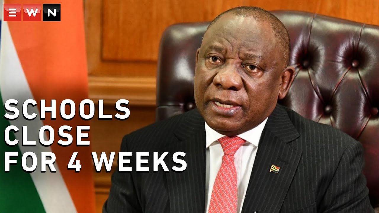 Ramaphosa: Public schools will close for four weeks