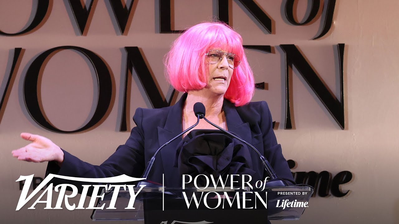 Jamie Lee Curtis Accepts Her Award at Variety's Power of Women