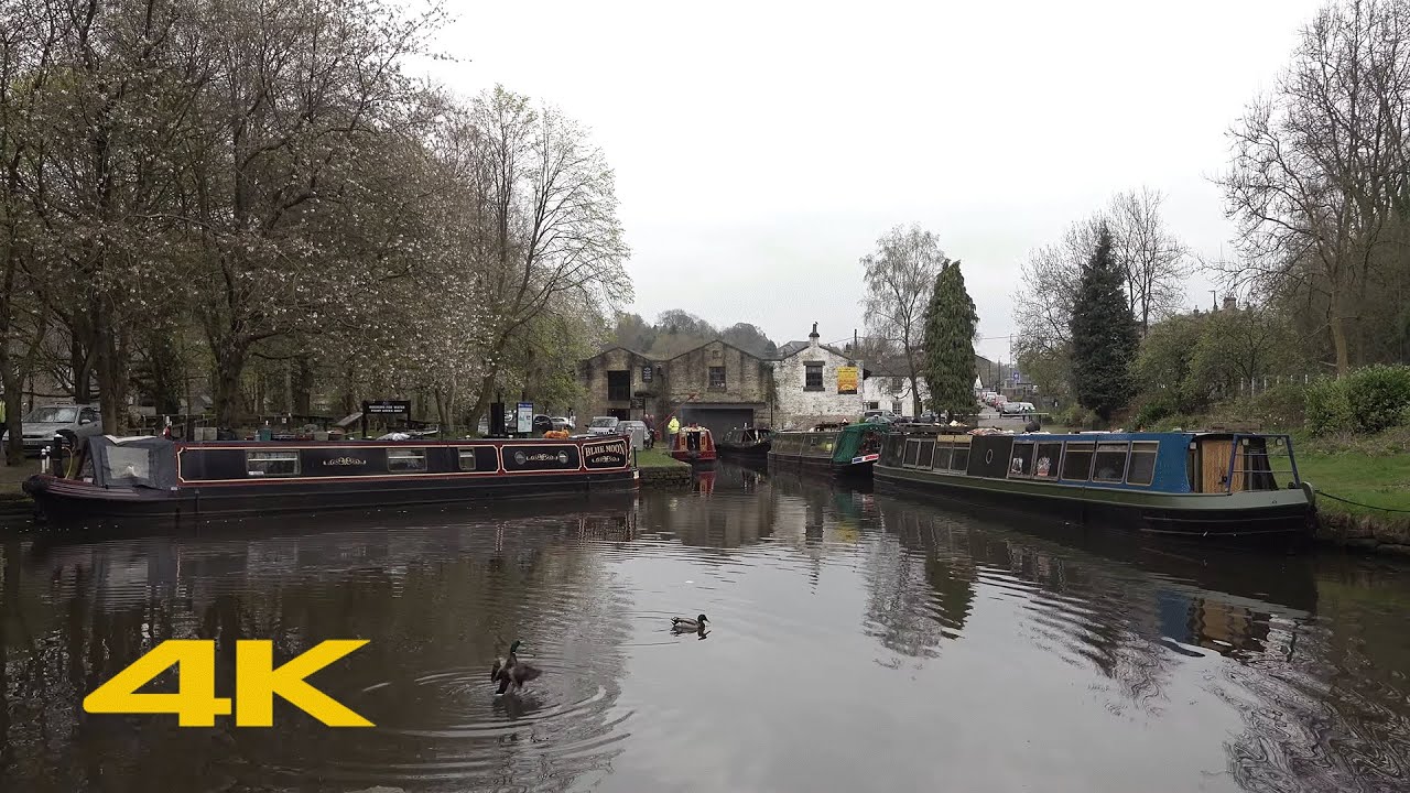 Whaley Bridge Walk: Town Centre【4K】